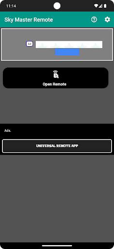 Android application Remoted for SKY Master screenshort
