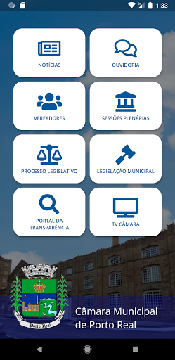 Android application Câmara Municipal de Porto Real screenshort