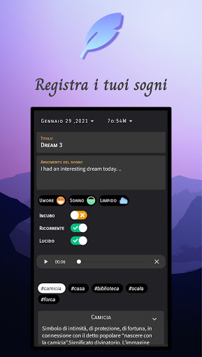 Anteprima dell'app