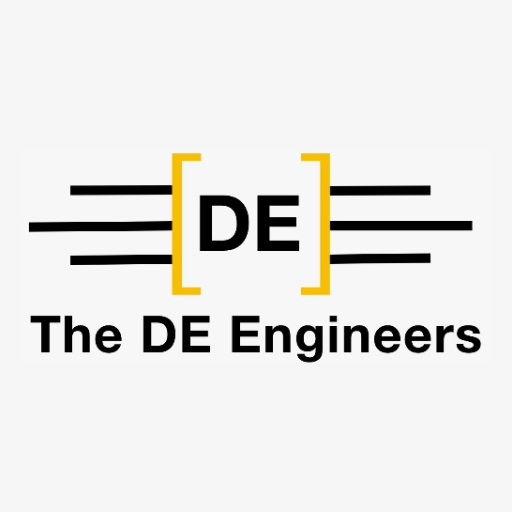 The DE Engineers logo