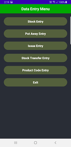 JSCInventory App for Android Screen 2