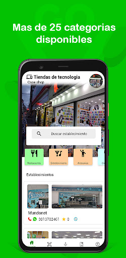 Android application Yogo: Explora lugares screenshort