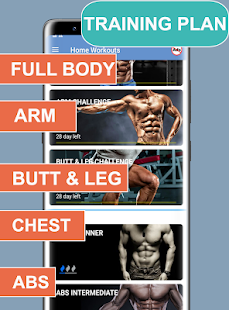 Home Workouts - No equipment - Lose Weight Trainer 18.82 Screenshots 5