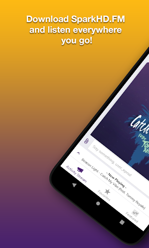 Android application SparkHD.FM screenshort