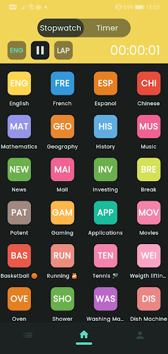 Activap Pomodoro Time Tracker Screen 2