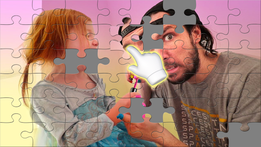 A for Adley Dad Jigsaw game