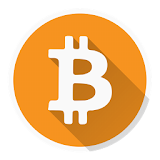 Bitcoin mining in cloud icon