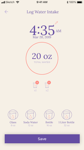 Screenshot of Lansinoh Baby App