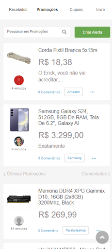 App de Ofertas e Cupons