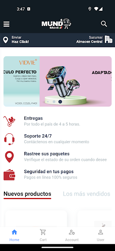 Android application Mundo Movil screenshort