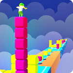 Cover Image of ダウンロード Cube Tower Surfer Color 3D 0.4 APK