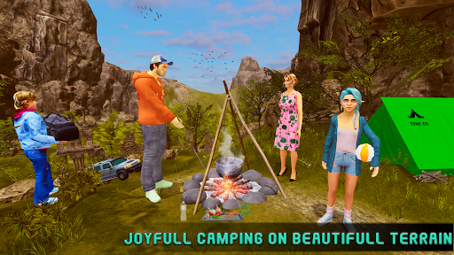 Family Summer Vacation Simulator Camping Game