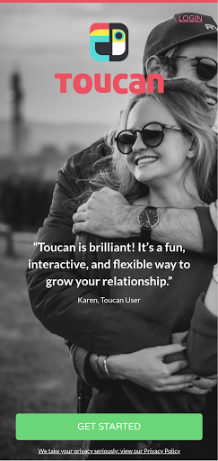 Android application Toucan - Relationship Advice screenshort