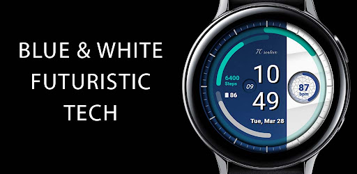 Blue & White FC Watch Face