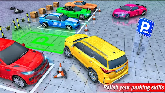 現代の駐車場シミュレーターゲーム
