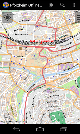 Android application Pforzheim Offline City Map screenshort