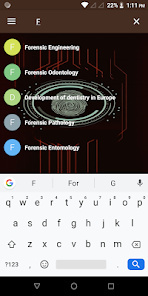 Captura de Pantalla 5 Forensic Science android