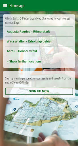 Android application Swiss-O-Finder screenshort