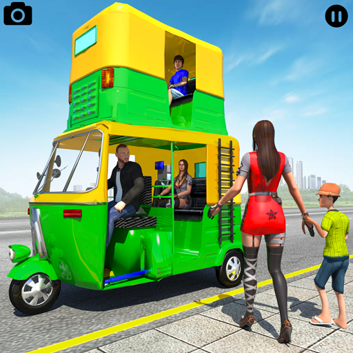 Rickshaw Driving Tourist Game