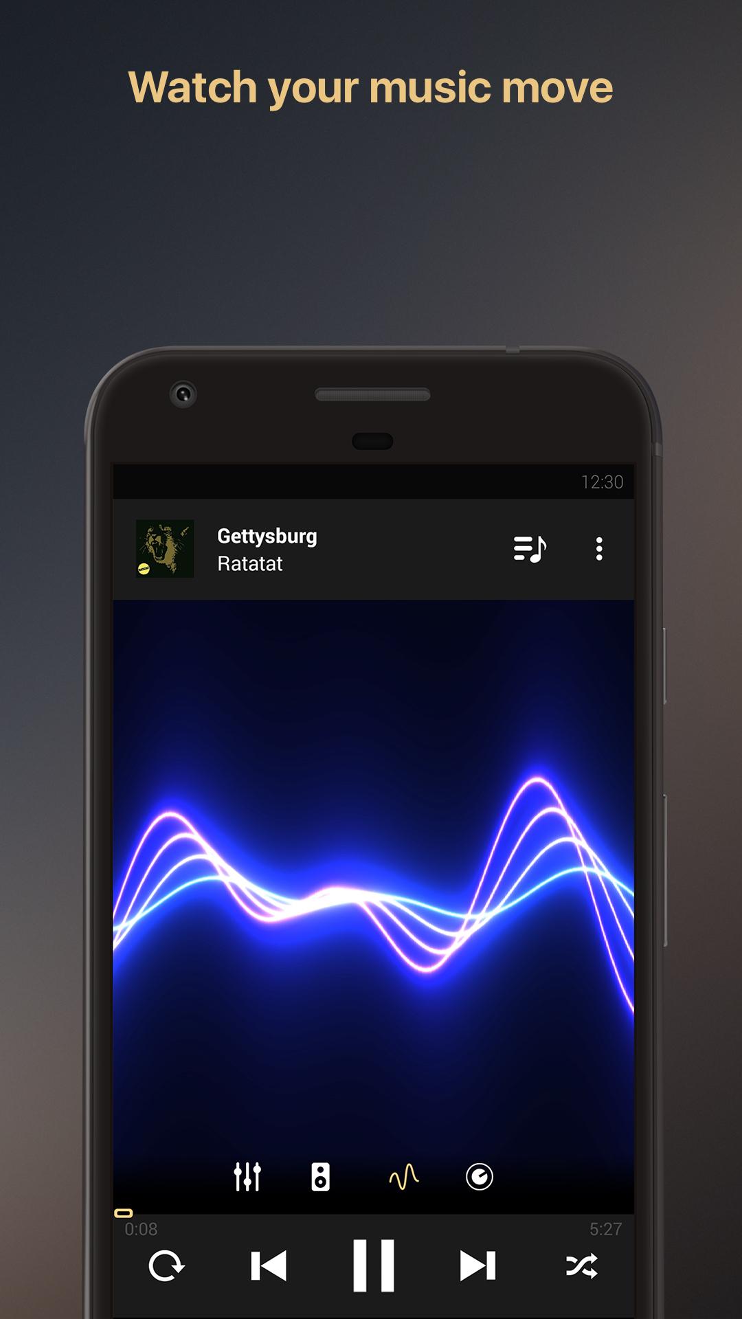 Android application Equalizer music player booster screenshort