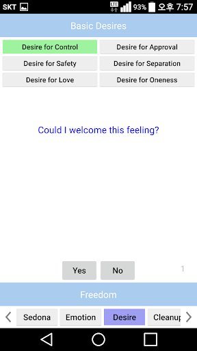 Letting Go Screen 2
