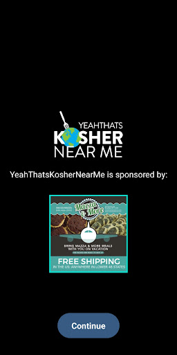 Android application Kosher Near Me screenshort