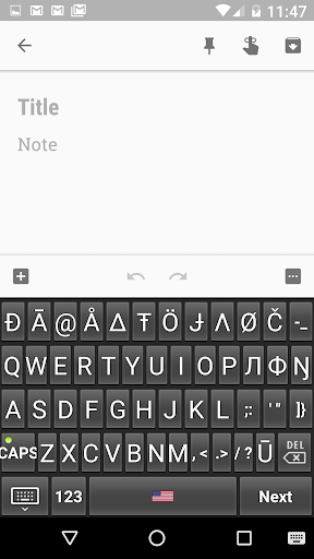 Ekalipi Keyboard MultiLanguage Screen 2