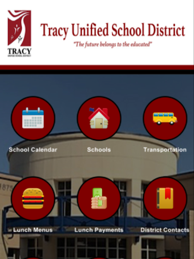 Tracy Unified School District Screen 3