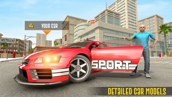 Car Driver City Roads Game Screenshot