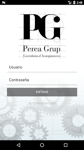 Android application Perea Grup screenshort