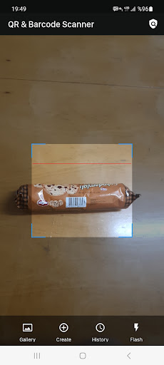 Android application Barcode Scanner screenshort