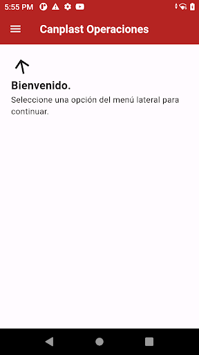 Android application Canplast Operaciones screenshort