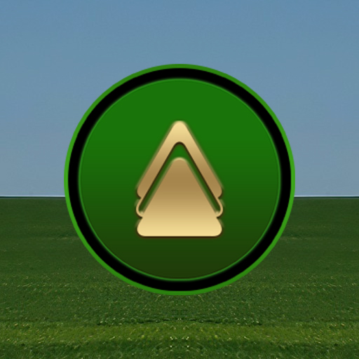 Metallic Green - Gold Icons logo