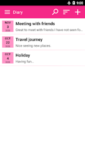 Diary, Journal app with lock