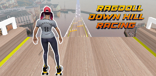 Ragdoll down hill Racing