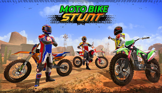 Moto Bike Racing Stunts Game 14.9 screenshots 1