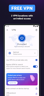 Opera 瀏覽器: 內建 VPN Screenshot