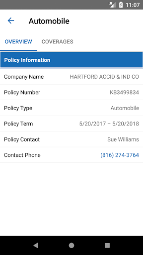 Allen Insurance Online Screen 2