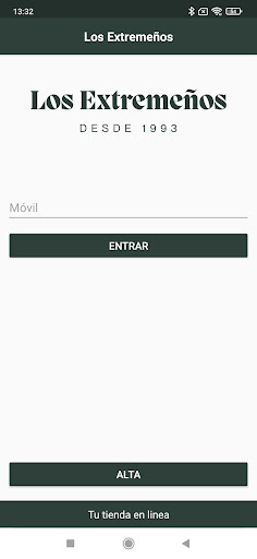 Android application Los Extremeños screenshort