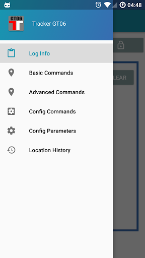 Accurate Tracker GT06 Commands Screen 2