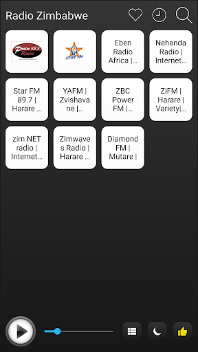 Android application Zimbabwe Radio FM AM Music screenshort