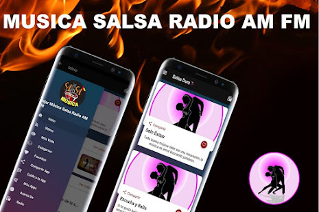 Bajar Mu00fasica Salsa Radio AM FM 1.5 APK screenshots 1