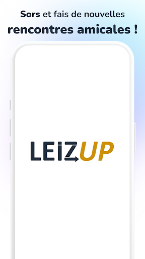 Android application Leizup - Rencontres amicales screenshort