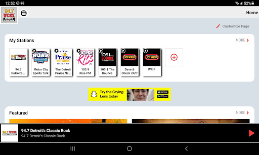 94.7 WCSX Screen 3