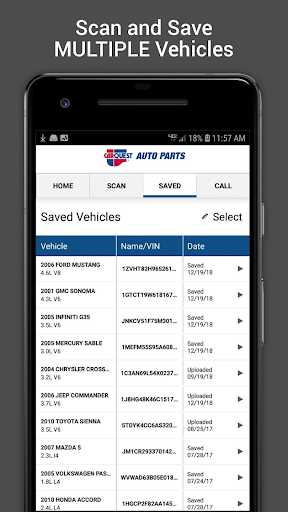 Screenshot of Carquest Professional