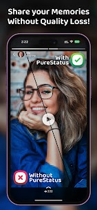 PureStatus: ByeBye Blur Status MOD APK (Premium Unlocked) 2