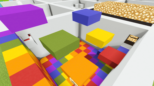 Android application Parkour Grid MCPE Map screenshort