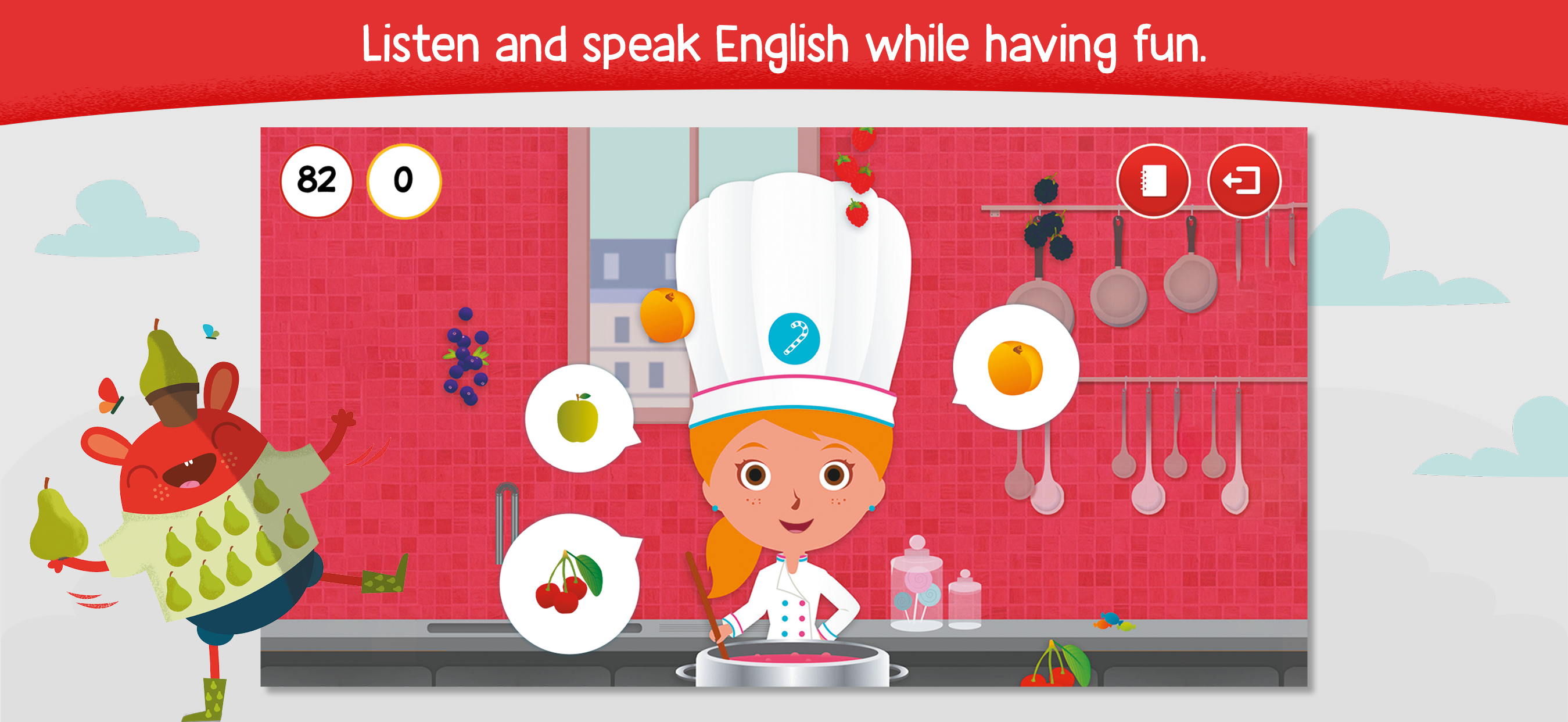 Android application Pili Pop - Learn English screenshort