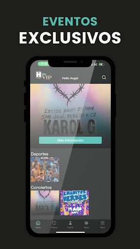 Android application Hello VIP screenshort