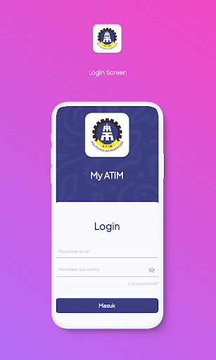 Android application MY ATIM screenshort